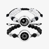 Sun&Moon Touch Bracelets with Matching Beads