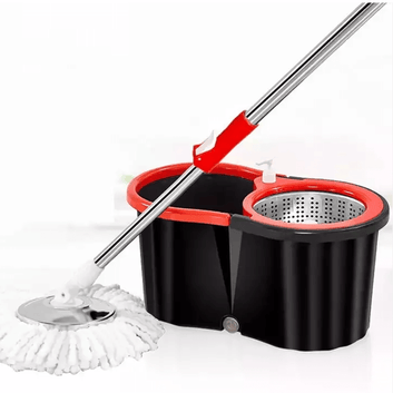 Spin Mop and Bucket Set – 360° Dual Bucket Cleaning System