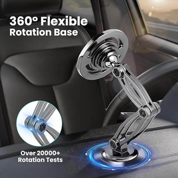 MagSafe Car Phone Holder – Strong Grip & 360° Rotation